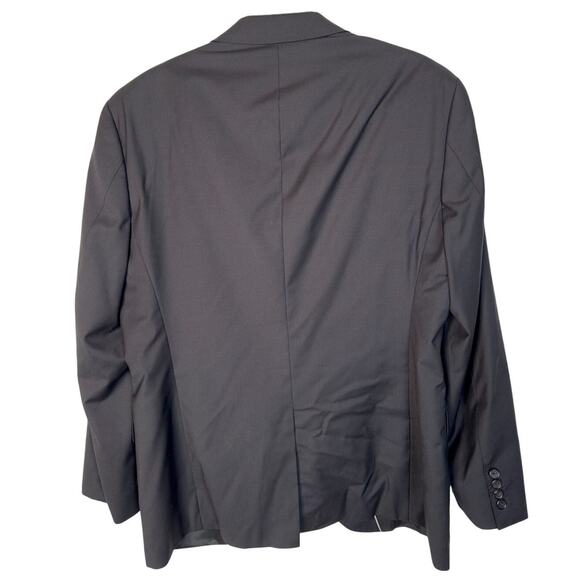 NWT Hugo Boss Italian Wool Blazer Sz 42R Slim Fit Black Classic Suit Jacket - Picture 3 of 8